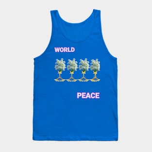 world peace art Designs. Tank Top